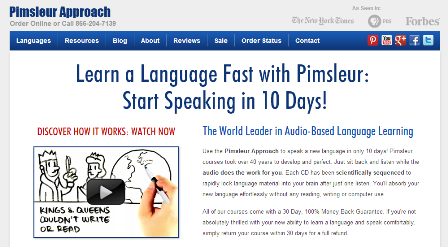 Pimsleur Approach Homepage
